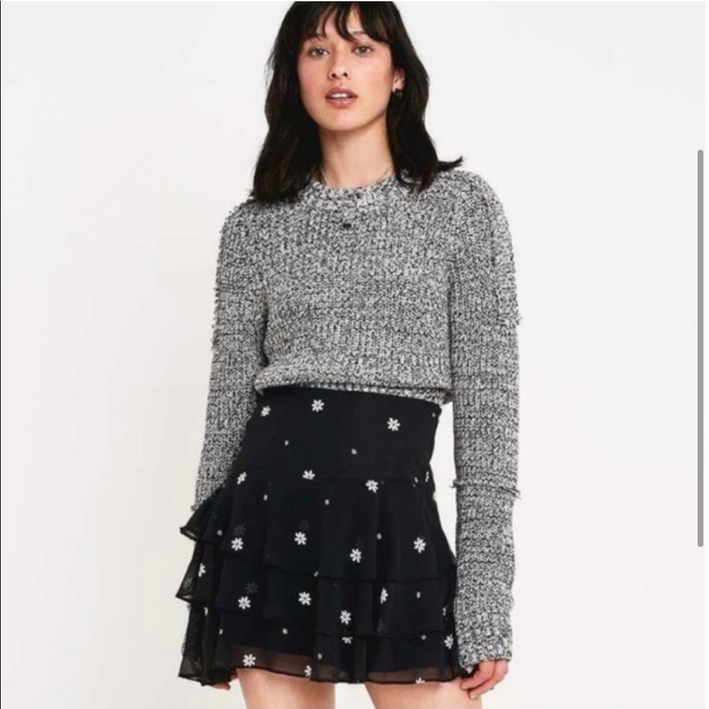 UO daisy tiered skirt